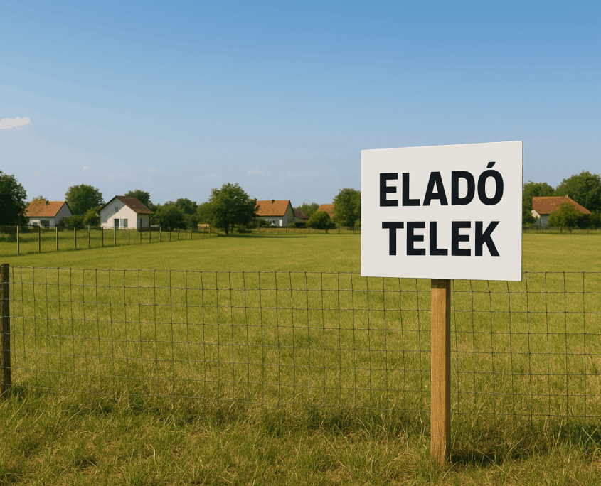 Eladó építési telek